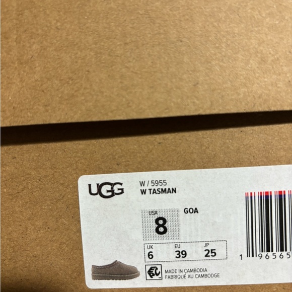 Ugg Tasman Slipper Goat NWT Women Size 6-11 authentic RARE NIB Shoes - Picture 13 of 16